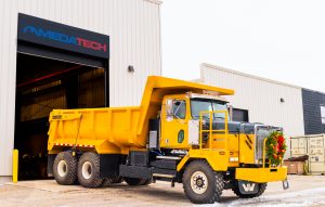 A picture of MEDATechs 24 Ton All Electric Haul Truck