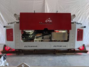 A picture of a Torex ALTDRive with it's panel opened. Designed by MEDATech a mechanical engineering company
