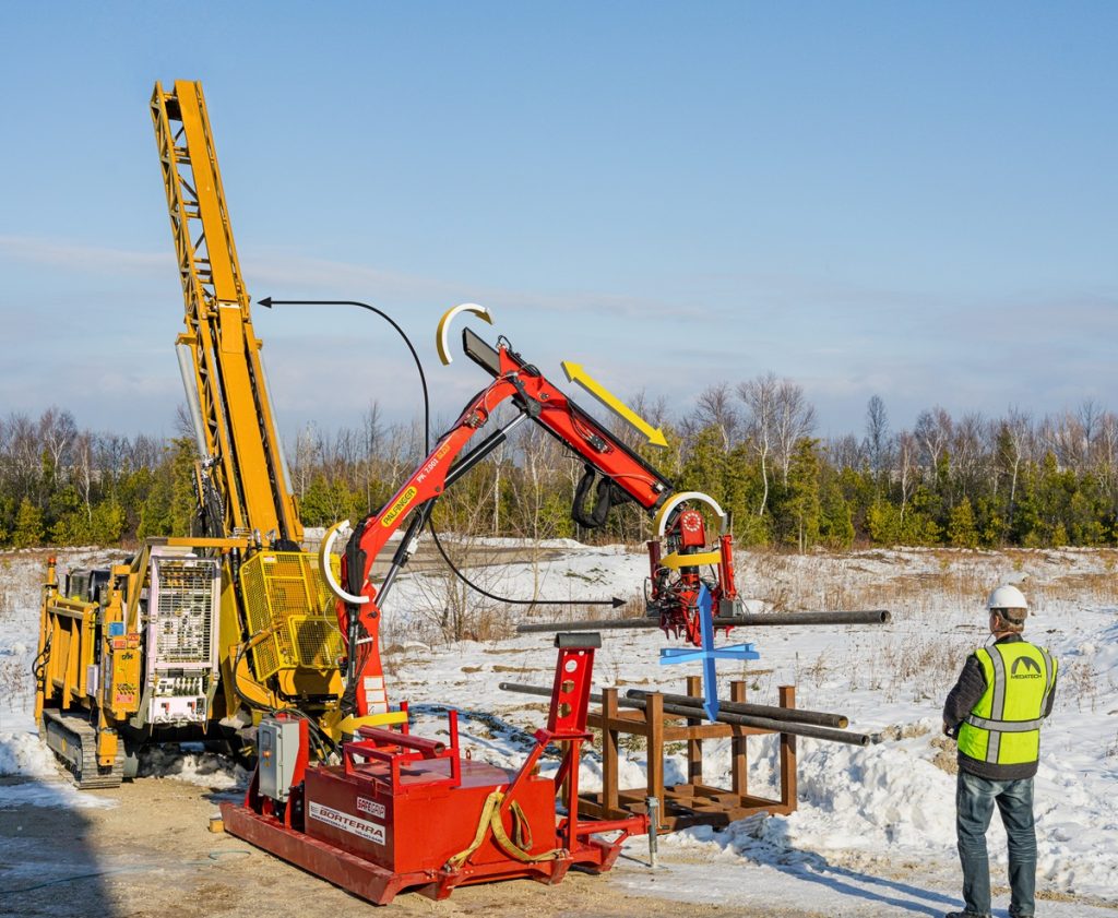 Major Drilling joins forces with MEDATech on RodBot™ Robotic Rod Handler