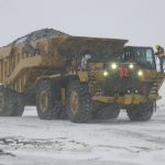 CAT 777F tractor + trailer