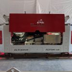 A picture of a Torex ALTDRive with it's panel opened. Designed by MEDATech a mechanical engineering company